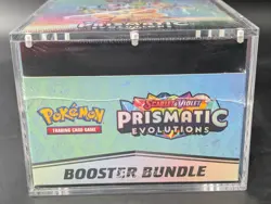 Pokemon SV8.5 Prismatic Evolutions Sealed Booster Bundle Display W/Acrylic Case - Image 5