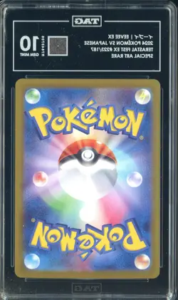 2024 Pokemon SV JPN Terastal Fest Ex SAR #223/187 Eevee Ex TAG 10 GEM MINT - Image 2