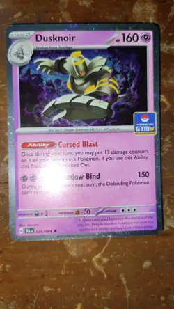 Pokemon TCG 1x Dusknoir Holo Rare Gym Stamp Asia Exclusive SFA 020/064 - Image 1