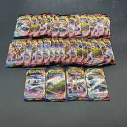 Pokemon TCG Sword & Shield Base Set 36 Booster Pack Lot - Image 1