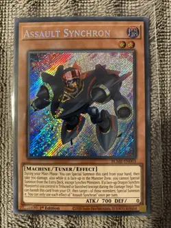 Yu-Gi-Oh! Assault Synchron #BLMR-EN003 1st Edition Secret Rare (NM) - Image 1