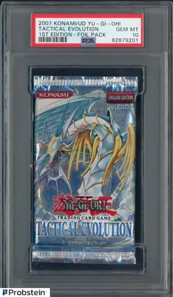2007 Konami/UD Yu-Gi-Oh! Tactical Evolution 1st Edition Foil Pack PSA 10 GEM MT - Image 1