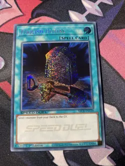 Yu-Gi-Oh! Foolish Burial Secret Rare 1st Edition SBCB-EN139 NM - Image 1