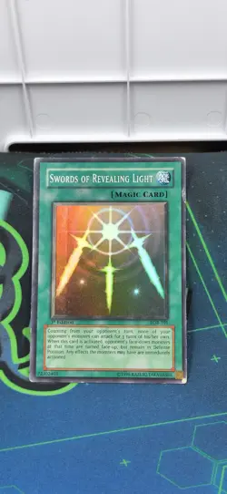 Swords of Revealing Light LOB-101 1st Edition Foil Line Error Yu-Gi-Oh - Image 2
