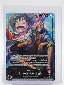 SILVER RAYLEIGH 2025 ONE PIECE LEGACY OF THE MASTER ALTERNATE ART Q2371 - Image 1