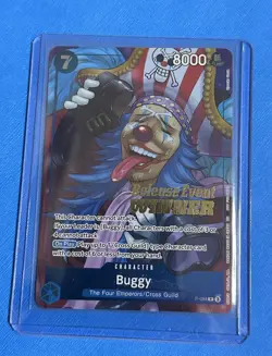 Buggy P-084 Release Event Winner Promo One Piece English NM - Image 1