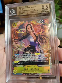 One Piece CCG Boa Hancock Alternate Art PRB02-017 Premium Booster Foil BGS 9.5 - Image 4