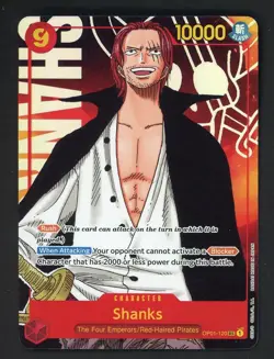 Shanks Alternate Art OP01-120 Romance Dawn One Piece - Image 1