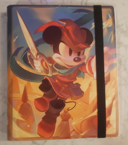 Mickey Mouse Brave Little Tailor 80 Card Portfolio Binder Disney Lorcana Fabled - Image 1