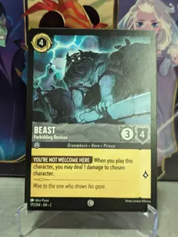 Disney Lorcana: Rise of the Floodborn - Beast - #171/204 Common NON Foil - Image 1