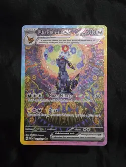 Umbreon ex 161/131 Prismatic Evolutions Special Illustration Rare Pokemon Card - Image 1