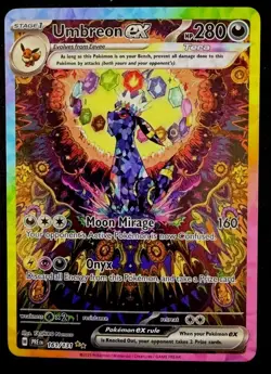 Umbreon ex 161/131 Prismatic Evolutions Special Illustration Rare Pokemon Card - Image 2