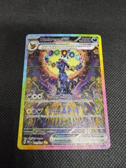 Umbreon ex 161/131 Prismatic Evolutions Special Illustration Rare Pokemon Card - Image 1