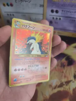 Pokemon Karte Card Tornupto Typhlosion Neo Genesis 2000 Holo Wotc japanese NM- - Image 3