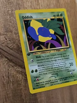 Oddish 1st Edition NEAR MINT - 68/111 Neo Genesis Set - WOTC Pokemon TCG - 2000 - Image 3