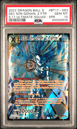 SS2 Son Gohan Z Fighter BT17-083 SPR | Dragon Ball Super Ultimate Squad | PSA 10 - Image 2