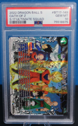 2022 Dragon Ball S Oath of Z S.17 Ultimate Squad #BT17-149 PSA 10 - Image 1