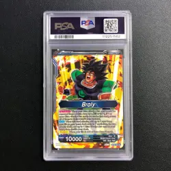 Dragon Ball Super Card Game TCG Ultimate Advent BT26-032 SLR Broly PSA 10 - Image 2