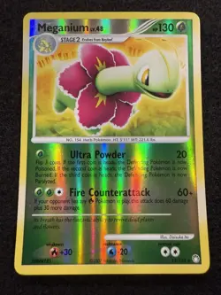 Pokemon Meganium Reverse Holo 13/123 Mysterious Treasures in LP condition! - Image 1