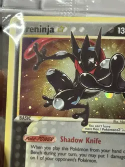 Pokemon Card - Gold Star Greninja Promo SWIRL Pokemon Celebrations - Image 2