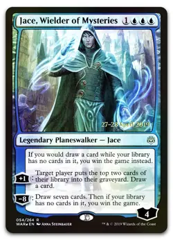 Jace, Wielder of Mysteries #54 (Foil) (NM) Prerelease Cards PRE Magic MTG - Image 1