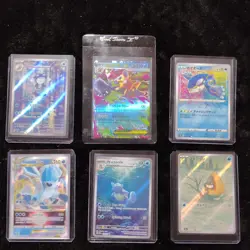 Pokemon Nintendo Glaceon VSTAR Wartortle Kyogre Lot of 6 Cards Japanese - Image 1