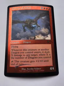 Scourge of Valkas (Retro Frame) MagicFest Cards Foil - Image 1