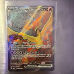 Team Rocket's Moltres ex - (Destined Rivals Stamp) 208/182 Miscellaneous Cards & - Image 1