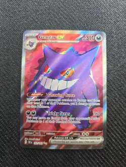 Pokemon TCG Gengar EX Temporal Forces Ultra Rare Card 193/162 - Image 1