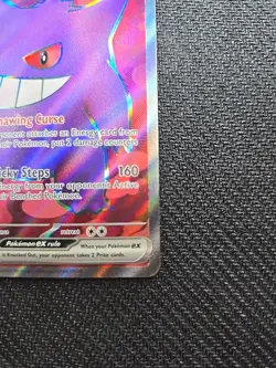 Pokemon TCG Gengar EX Temporal Forces Ultra Rare Card 193/162 - Image 2