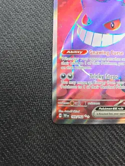 Pokemon TCG Gengar EX Temporal Forces Ultra Rare Card 193/162 - Image 3