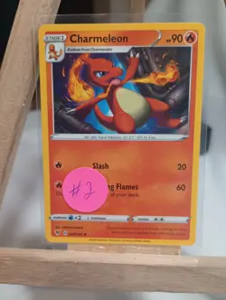 Pokemon TCG Trading Card 2020 Vivid Voltage -- Charmeleon 24/185 - Image 3