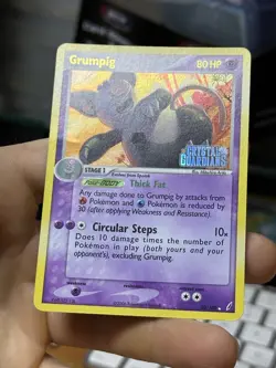 Grumpig 20/100 EX Crystal Guardians 2006 Reverse Holo Rare Pokemon Card TCG - Image 5