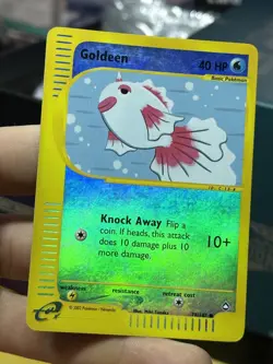 Goldeen 78/147 Aquapolis 2002 Reverse Holo e-Series Pokemon Card TCG - Image 3
