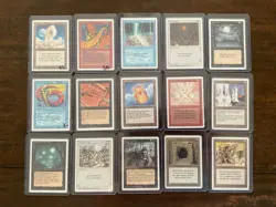 MTG REVISED (1994) MINT lot of 15 cards Magic the Gathering (lot#2) - Image 1