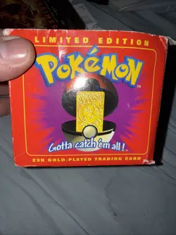 Pokemon Jigglypuff Limited Edition 23k Gold Plated Trading Card Pokeball Sealed - Image 2