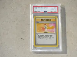 1999 POKEMON GAME LASS TRAINER CARD #75 GRADED PSA 10 POKEMON - Image 1