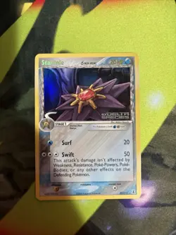 Pokemon Card - Starmie Delta Species 30/113 Rare Reverse Holo Stamped Lp - Image 1