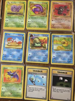 Pokemon Base Set 35/102 + Base Set 2 60/130 - 169 Total Cards M NM LP - Image 3