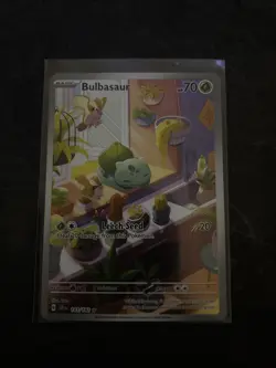 Pokemon TCG Stellar Crown Bulbasaur Holo Rare Card 143/142 Sv07 - Image 1