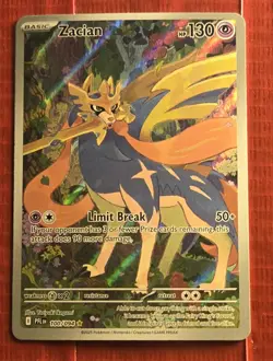 Pokemon Card Zacian Rare Illustration (IT) | Spectral Flames 100/094 - Image 1