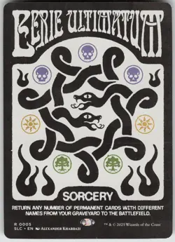 MTG Eerie Ultimatum Normal NM Secret Lair Countdown Kit Magic 5 - Image 1