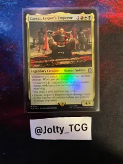Caesar, Legion's Emperor - 1 - Foil - Universes Beyond: Fallout - MTG - Image 1