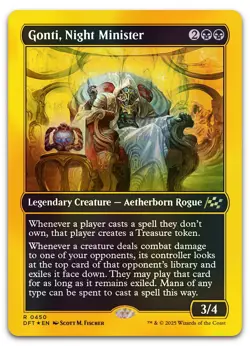 Gonti, Night Minister (First-Place Foil) #450 (NM) Aetherdrift DFT Magic MTG - Image 1