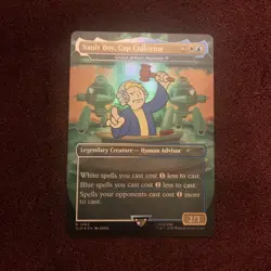 Vault Boy Cap Collector Grand Arbiter Augustin IV Foil #1483 NM+ Unplayed MTG - Image 1