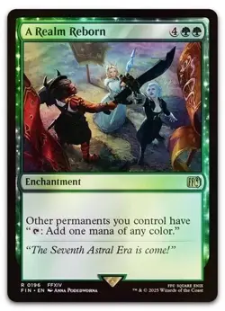 A Realm Reborn #196 (Foil) (NM) Final Fantasy FIN Magic MTG - Image 1