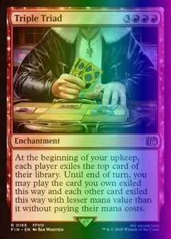 MTG Magic the Gathering Triple Triad (166/764) Final Fantasy NM - FOIL - Image 1