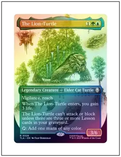 The Lion-Turtle (Borderless) 328 Foil R Avatar: The Last Airbender - Image 1