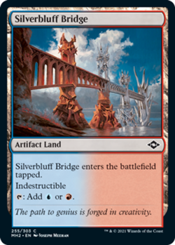 4x Silverbluff Bridge NM-Mint, English Modern Horizons 2 MTG Magic - Image 1