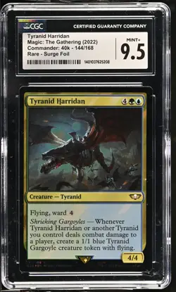 TYRANID HARRIDAN Warhammer 40k Surge Foil CGC 9.5 Mint MTG [Nostalgium] - Image 1